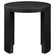  Coaster Furniture Sweeney 722827 24-inch Round Wood Occasional End Table - Black IMAGE 1