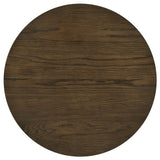  Coaster Furniture Sweeney 722837 24-inch Round Wood Occasional End Table - Dark Walnut IMAGE 3