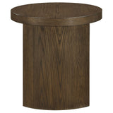 Coaster Furniture Sweeney 722837 24-inch Round Wood Occasional End Table - Dark Walnut IMAGE 6