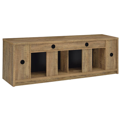  Coaster Furniture Eddy 722843 79-inch 2-door TV Stand Fireplace Media Console - Mango IMAGE 1