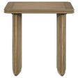  Coaster Furniture Adina 722857 Square Wood End Table - Distressed Light Brown IMAGE 1