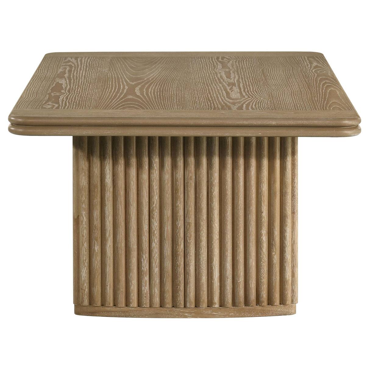  Coaster Furniture Adina 722858-S2 2-piece Wood Coffee Table Set - Distressed Light Brown IMAGE 3