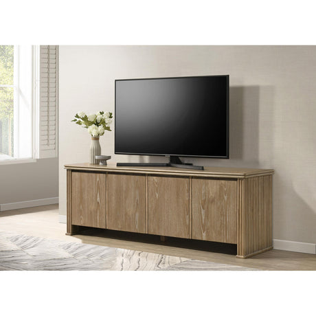  Coaster Furniture Adina 722933 70-inch TV Stand Media Console  - Distressed Light Brown IMAGE 2
