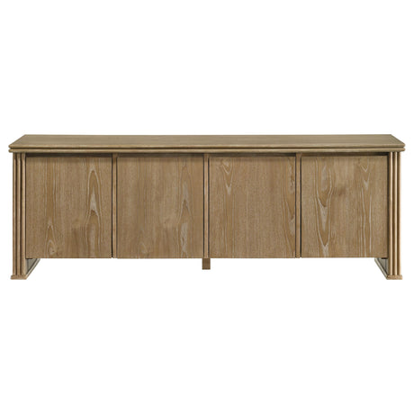  Coaster Furniture Adina 722933 70-inch TV Stand Media Console  - Distressed Light Brown IMAGE 5