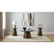  Coaster Furniture Franklin 722978-S3 3-piece Round Pedestal Coffee Table Set - Grey/Dark Brown IMAGE 1