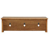  Coaster Furniture Beasley 723323 2-Door 71-Inch Wood TV Stand Media Console - Golden Oak IMAGE 2