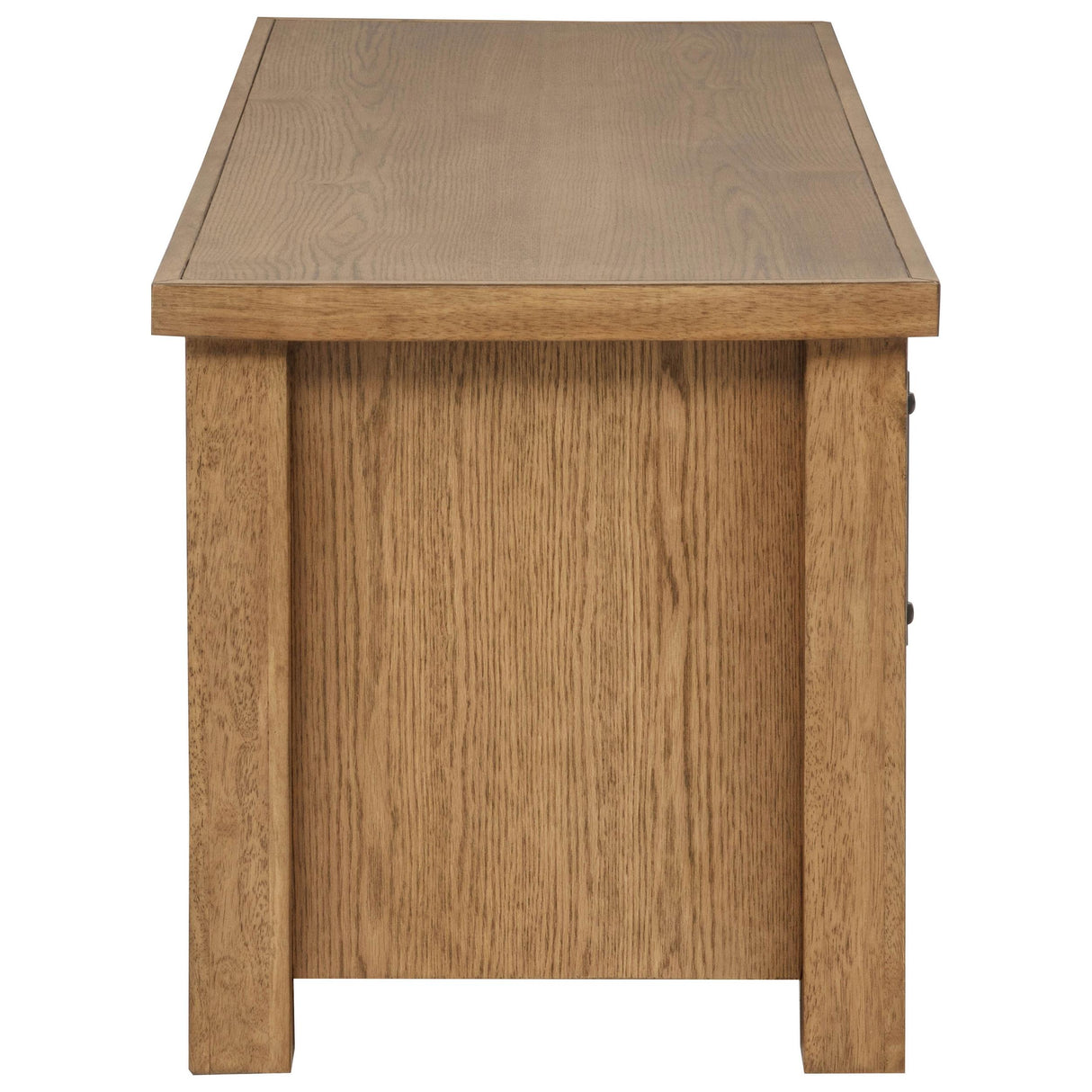  Coaster Furniture Beasley 723323 2-Door 71-Inch Wood TV Stand Media Console - Golden Oak IMAGE 7