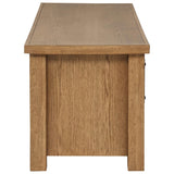  Coaster Furniture Beasley 723323 2-Door 71-Inch Wood TV Stand Media Console - Golden Oak IMAGE 7