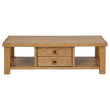  Coaster Furniture Beasley 723328 2-Drawer Wood Coffee Table - Golden Oak IMAGE 11