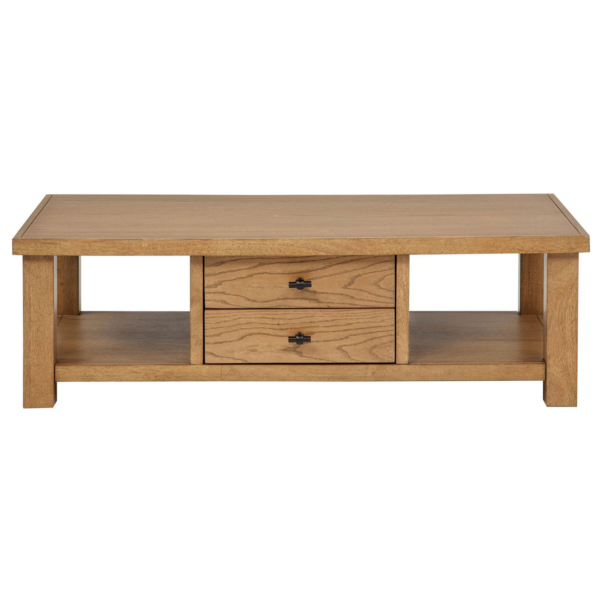  Coaster Furniture Beasley 723328-S2 2-Piece Wood Coffee Table Set - Golden Oak IMAGE 8