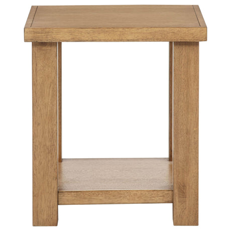  Coaster Furniture Beasley 723328-S3 3-Piece Wood Coffee Table Set - Golden Oak IMAGE 7