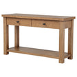  Coaster Furniture Beasley 723329 2-Drawer Wood Console Table - Golden Oak IMAGE 1