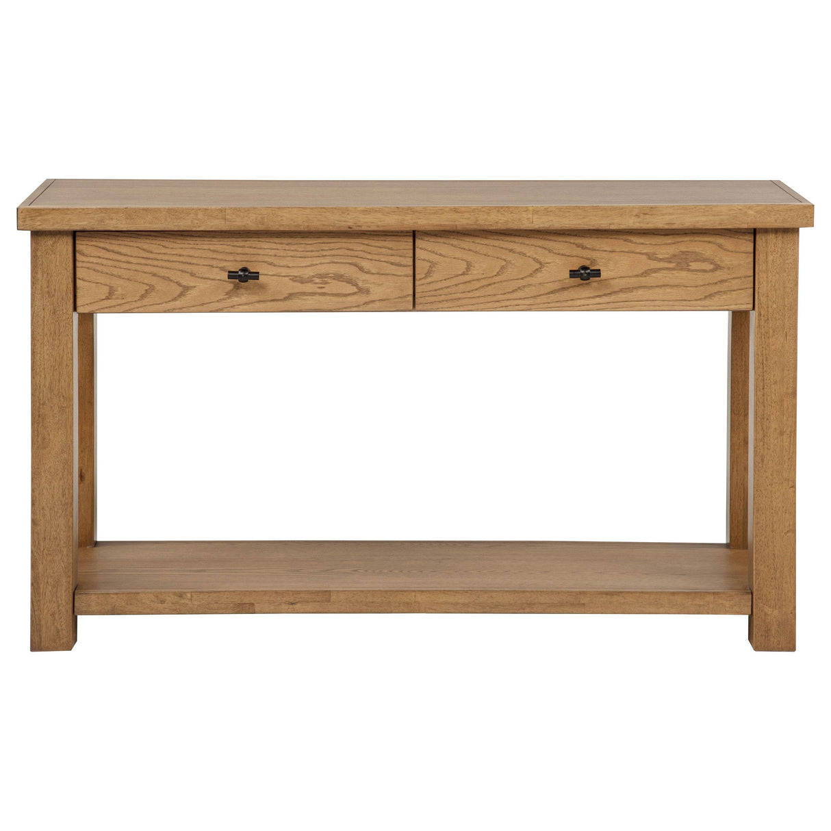  Coaster Furniture Beasley 723329 2-Drawer Wood Console Table - Golden Oak IMAGE 14