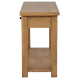  Coaster Furniture Beasley 723329 2-Drawer Wood Console Table - Golden Oak IMAGE 3
