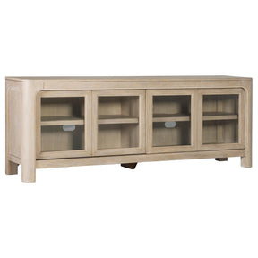  Coaster Furniture Solano 723483 71-inch 2-door TV Stand Media Console - Weathered Mango IMAGE 1