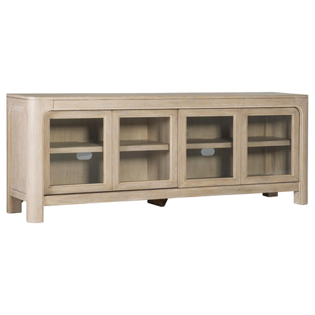  Coaster Furniture Solano 723483 71-inch 2-door TV Stand Media Console - Weathered Mango IMAGE 1