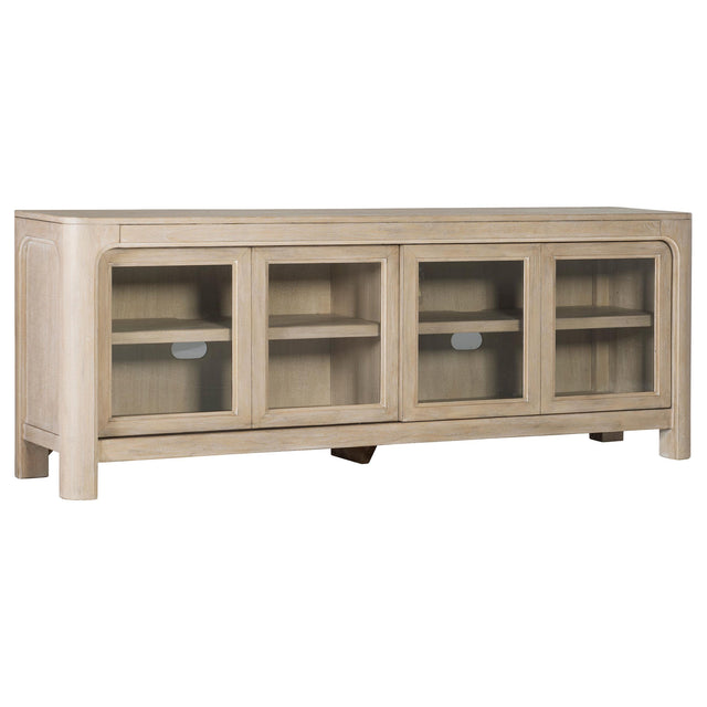  Coaster Furniture Solano 723483 71-inch 2-door TV Stand Media Console - Weathered Mango IMAGE 1