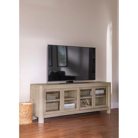 Coaster Furniture Solano 723483 71-inch 2-door TV Stand Media Console - Weathered Mango IMAGE 2