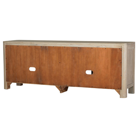  Coaster Furniture Solano 723483 71-inch 2-door TV Stand Media Console - Weathered Mango IMAGE 4