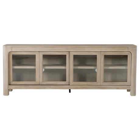  Coaster Furniture Solano 723483 71-inch 2-door TV Stand Media Console - Weathered Mango IMAGE 8