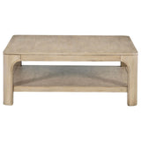  Coaster Furniture Solano 723488 Square Wood Coffee Table - Weathered Mango IMAGE 1