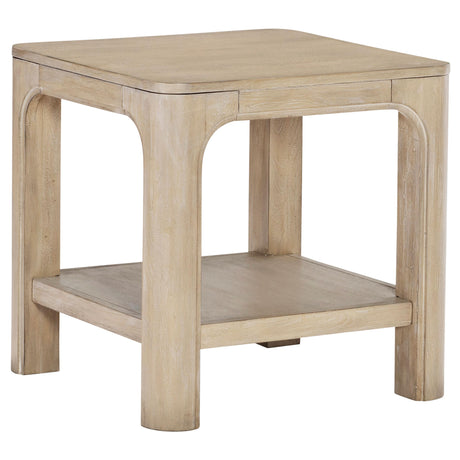  Coaster Furniture Solano 723488-S3 3-piece Square Coffee Table Set - Weathered Mango IMAGE 8
