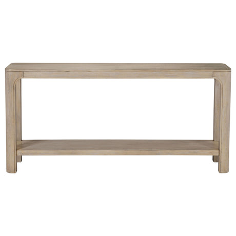  Coaster Furniture Solano 723489 64-inch Entryway Console Sofa Table - Weathered Mango IMAGE 2
