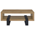  Coaster Furniture Dinard 723678 Engineered Wood Coffee Table - Mango IMAGE 1