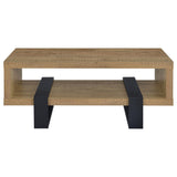  Coaster Furniture Dinard 723678 Engineered Wood Coffee Table - Mango IMAGE 1