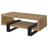  Coaster Furniture Dinard 723678 Engineered Wood Coffee Table - Mango IMAGE 4