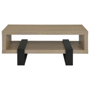  Coaster Furniture Dinard 723688 Engineered Wood Coffee Table - Latte IMAGE 1