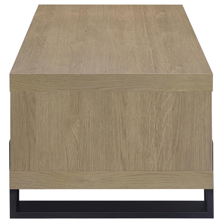  Coaster Furniture Dinard 723688 Engineered Wood Coffee Table - Latte IMAGE 3