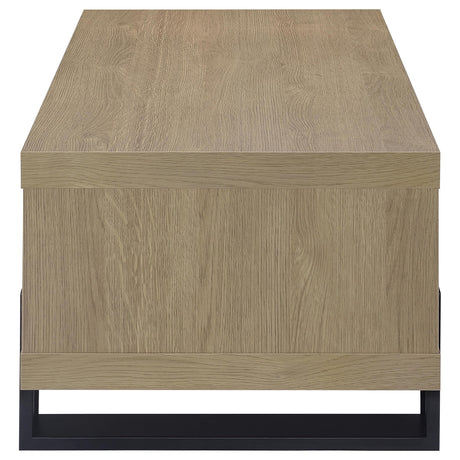  Coaster Furniture Dinard 723688 Engineered Wood Coffee Table - Latte IMAGE 5