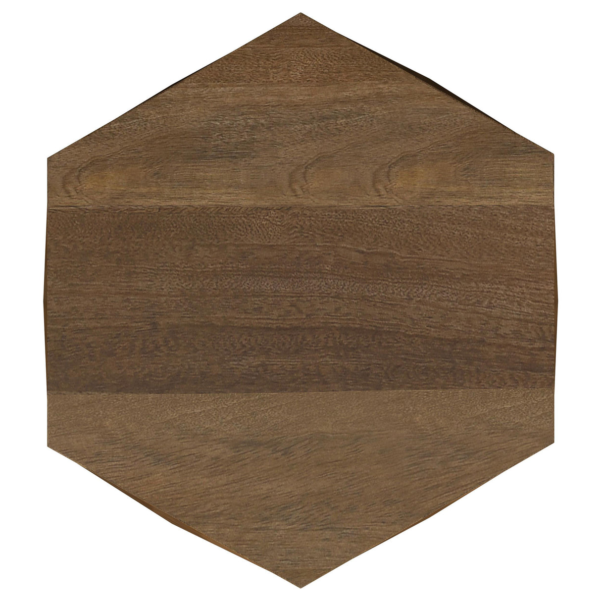  Coaster Furniture Zalika 724187 Hexagonal Solid Mango Wood End Table - Natural IMAGE 4