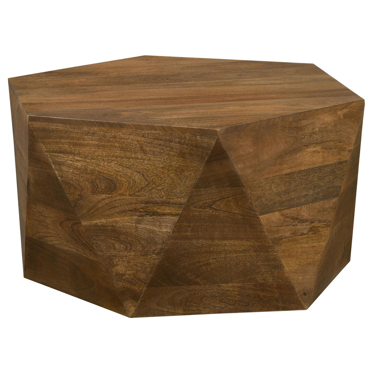  Coaster Furniture Zalika 724188-S3 3-piece Solid Wood Coffee and End Table Set - Natural IMAGE 8