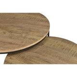  Coaster Furniture Lainey 736030 2-piece Round Nesting Coffee Table - Mango IMAGE 11