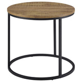  Coaster Furniture Lainey 736037 Round Occasional End Table - Mango IMAGE 3
