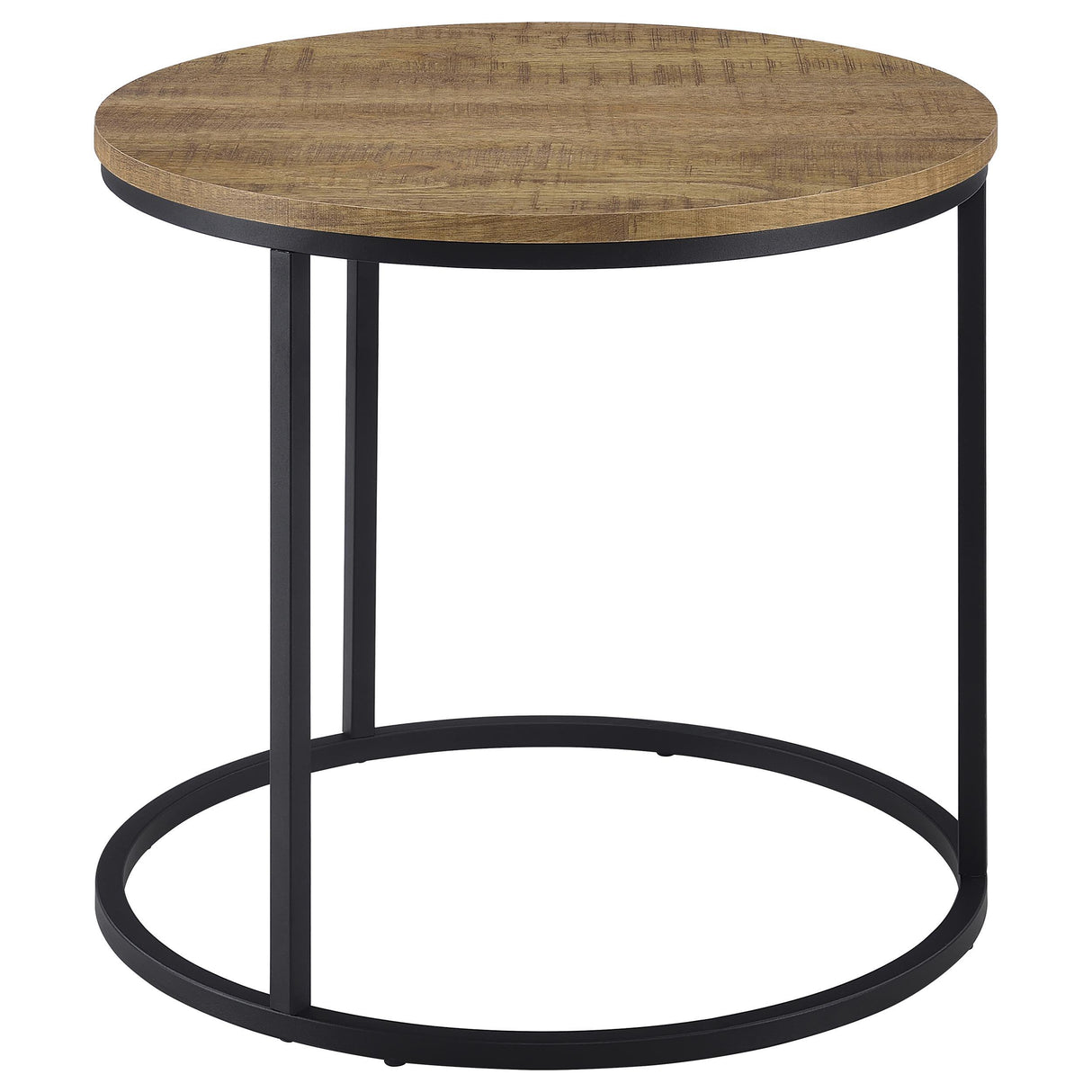  Coaster Furniture Lainey 736037 Round Occasional End Table - Mango IMAGE 4