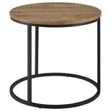  Coaster Furniture Lainey 736037 Round Occasional End Table - Mango IMAGE 4