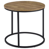  Coaster Furniture Lainey 736037 Round Occasional End Table - Mango IMAGE 5