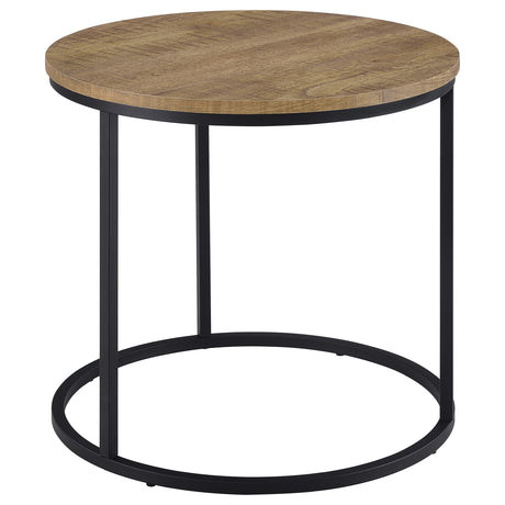  Coaster Furniture Lainey 736037 Round Occasional End Table - Mango IMAGE 7
