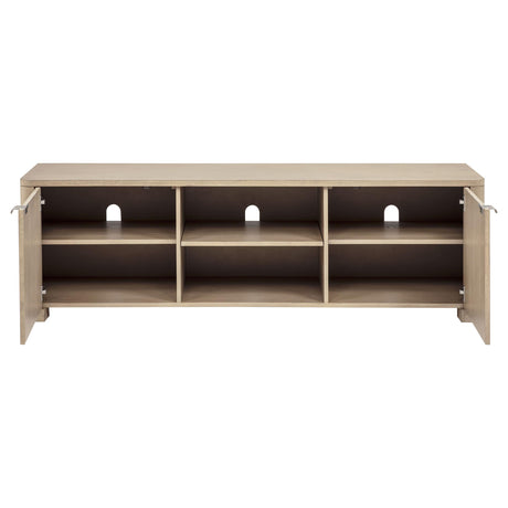  Coaster Furniture Marcelo 736053 71-inch TV Stand Media Console - Light Elm IMAGE 10