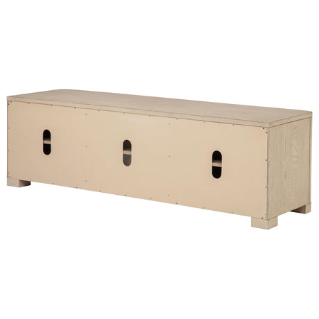  Coaster Furniture Marcelo 736053 71-inch TV Stand Media Console - Light Elm IMAGE 3