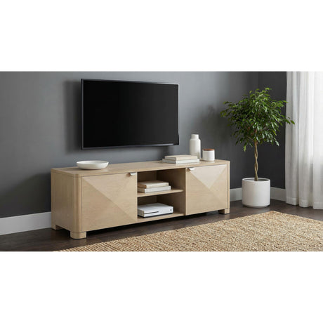 Coaster Furniture Marcelo 736053 71-inch TV Stand Media Console - Light Elm IMAGE 4