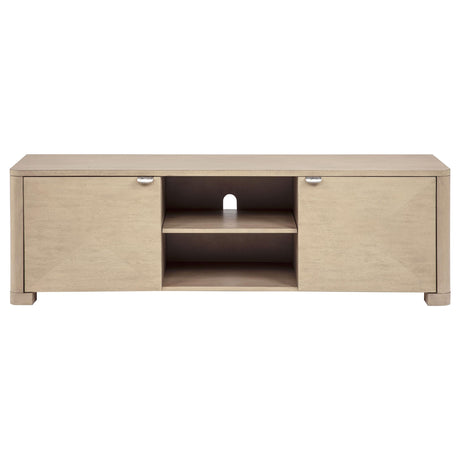  Coaster Furniture Marcelo 736053 71-inch TV Stand Media Console - Light Elm IMAGE 7