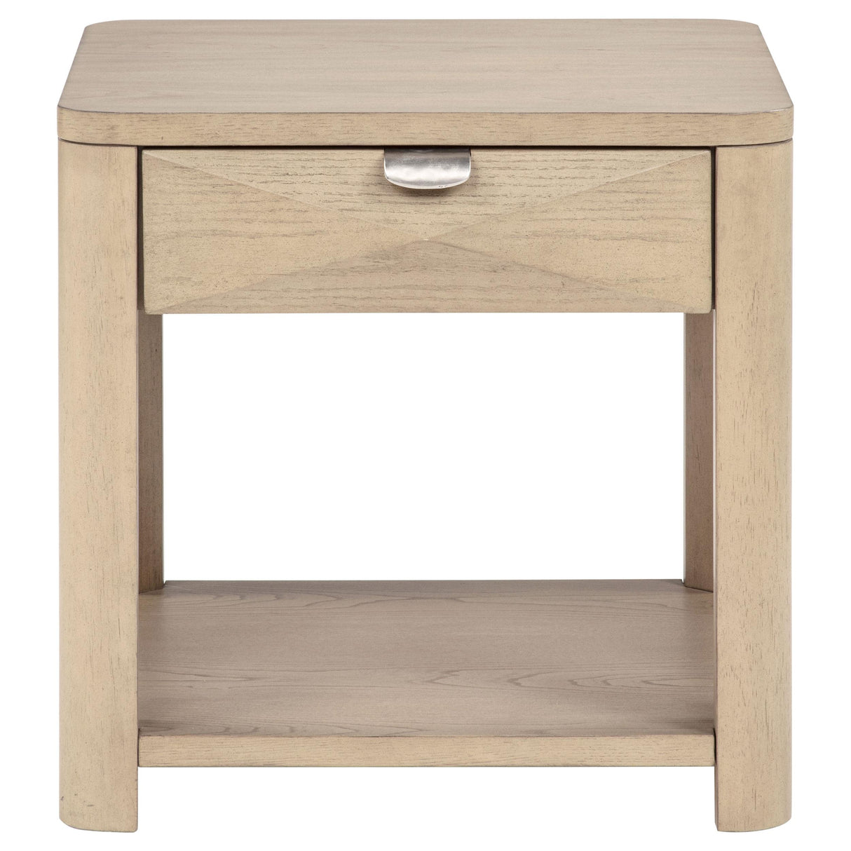  Coaster Furniture Marcelo 736057 Wood End Table with Drawer and Shelf - Light Elm IMAGE 13
