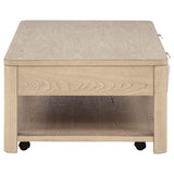  Coaster Furniture Marcelo 736058 Wood Coffee Table with 2 Drawers and Shelf - Light Elm IMAGE 13