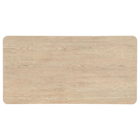  Coaster Furniture Marcelo 736058 Wood Coffee Table with 2 Drawers and Shelf - Light Elm IMAGE 3