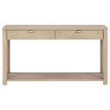  Coaster Furniture Marcelo 736059 Sofa Console Table with 2 Drawers and Shelf - Light Elm IMAGE 10