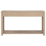  Coaster Furniture Marcelo 736059 Sofa Console Table with 2 Drawers and Shelf - Light Elm IMAGE 8